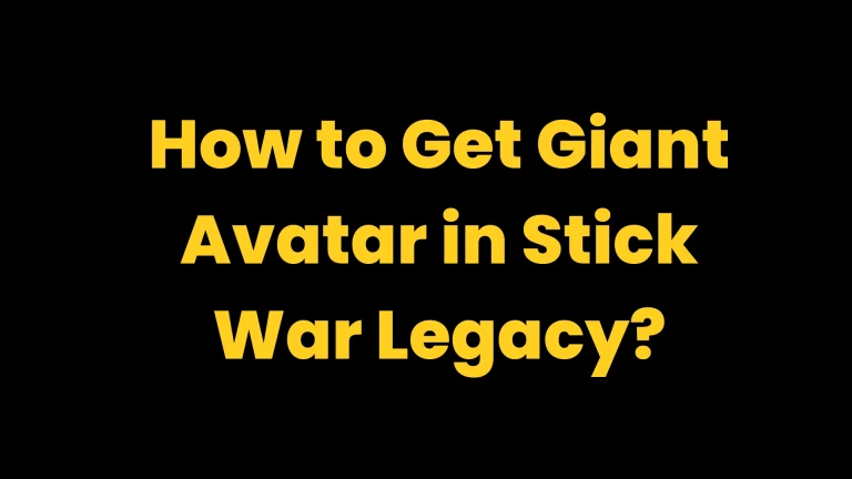 Giant Avatar in Stick War Legacy